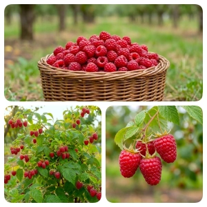 MALINA wczesna czerwone duże owoce - sadzonki 30 / 50 cm