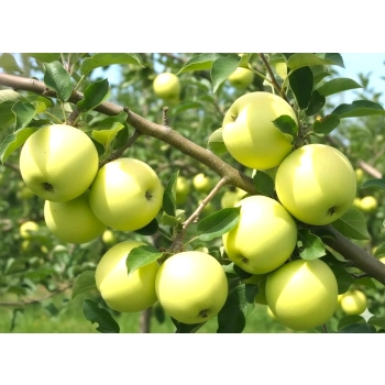 JABŁOŃ PAPIERÓWKA W DONICY wczesna odmiana niskopienna - sadzonki 110 / 140 cm