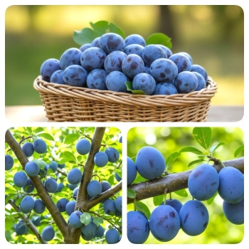 ŚLIWA PRESIDENT bardzo smaczna odporna - sadzonki 90 / 140 cm