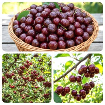 CZEREŚNIA KANADYJSKA duża wczesne owocowanie sadzonki - 50 / 90 cm