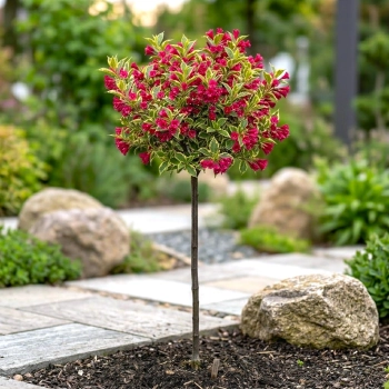 KRZEWUSZKA WEIGELA na pniu z DWUKOLOROWYM LIŚCIEM - sadzonki 100 / 120 cm