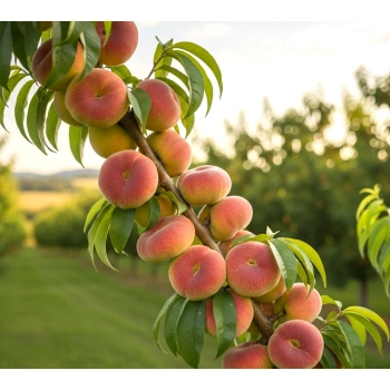 BRZOSKWINIA UFO SAT kolumnowa - sadzonki 90 / 120 cm