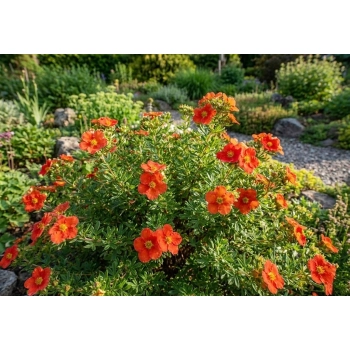 PIĘCIORNIK RED ACE czerwony - sadzonki 10 / 20 cm