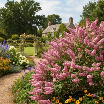 BUDLEJA DAWIDA PINK DELIGHT KRÓLOWA MOTYLI - sadzonki 10 / 20 cm